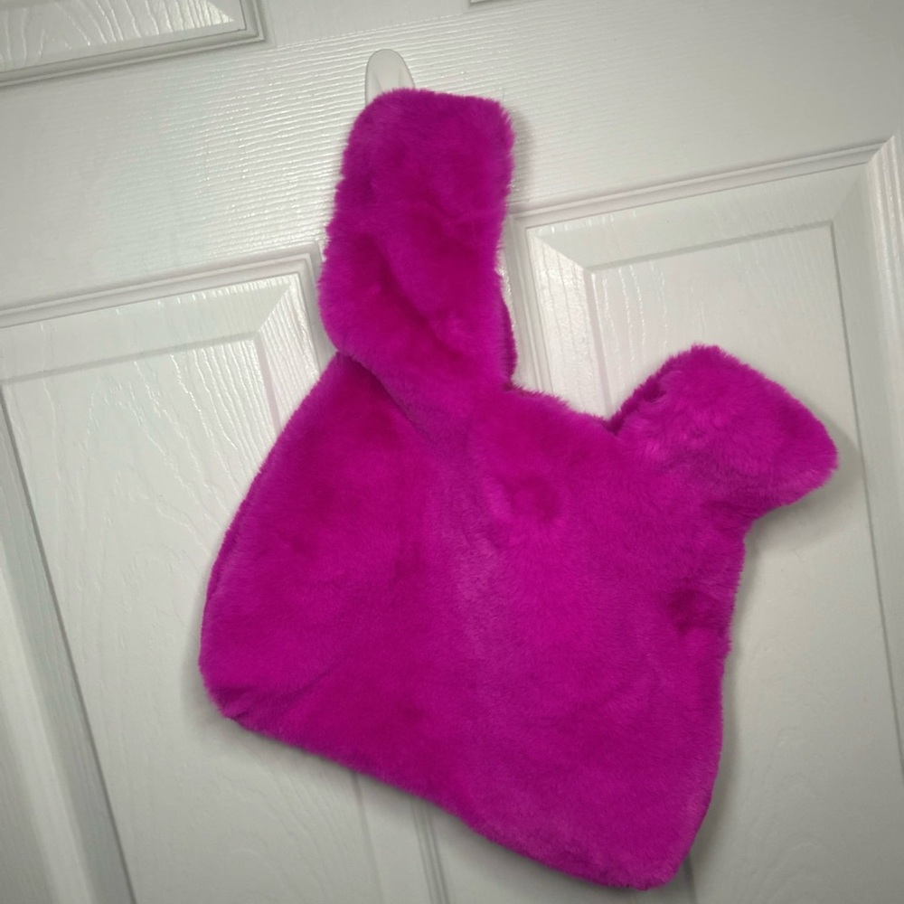 Plush Hot Pink Bag